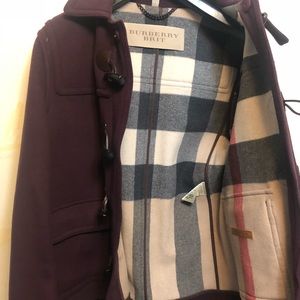 Burberry toggle coat